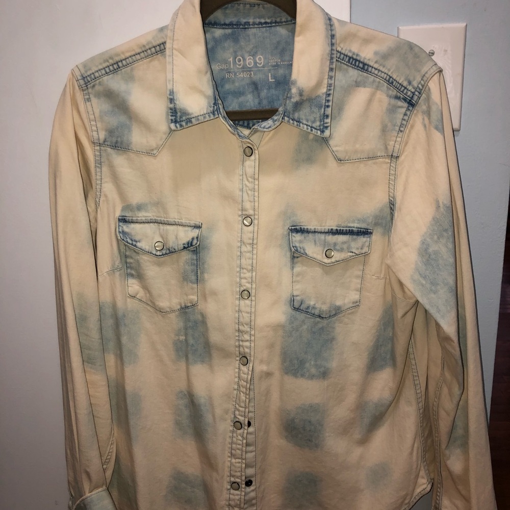 Gap Vintage Large Stone wash denim size L